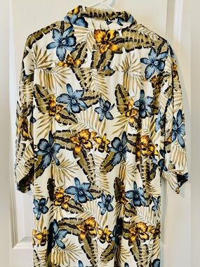 CROSSINGS Men’s Casual Button-Down Shirt Multicolor XL Hawaiian Short Sleeve